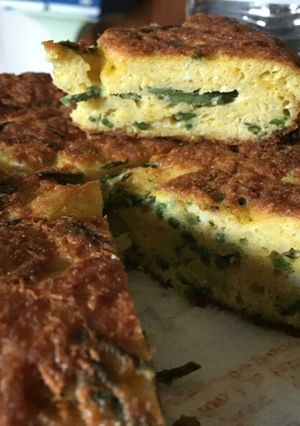 A picture of Frittata with Wild Asparagus.