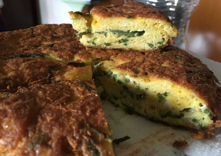 Frittata con asparagi selvatici