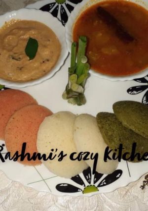 A picture of Healthy Tricolour Idli.