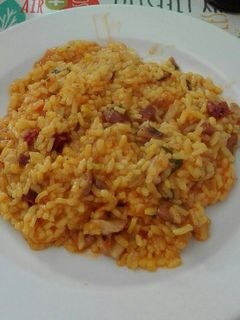 Una foto de Risotto Ibérico (sin margarina)