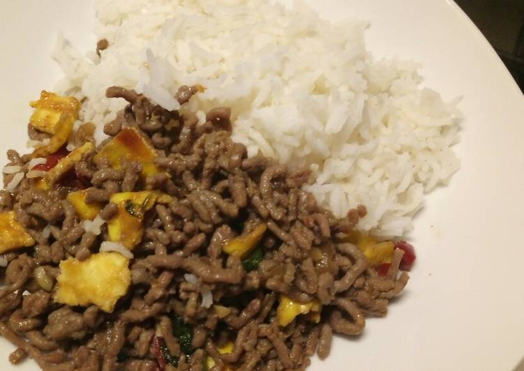 Steps to Prepare Quick Yui inspired spicy beef