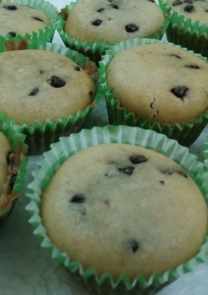 A picture of Egg less Vanilla Muffins.