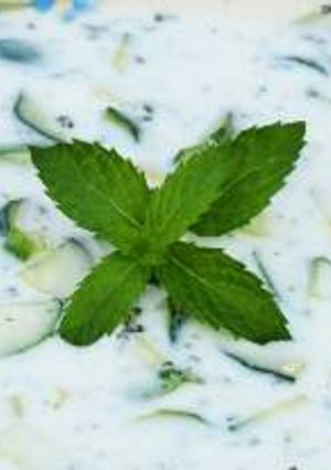 A picture of Labanese Yogurt Salad .