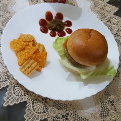 A picture of Oats burger.