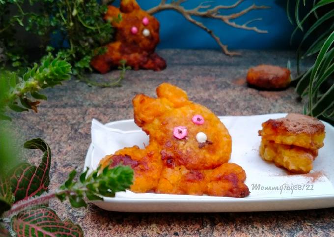 Anti Ribet, Bikin Pisang Goreng Kontemporer (Karakter Bunny) Rumahan