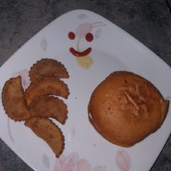 A picture of Single whopper sandwich.