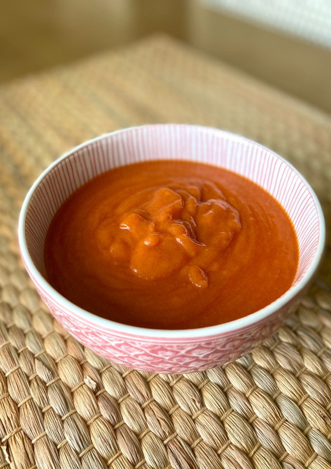 Una foto de Salsa de tomate frito casero