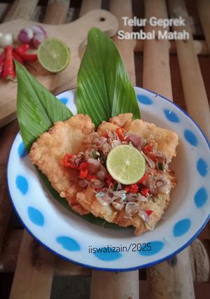 Foto resep Telur Geprek Sambal Matah