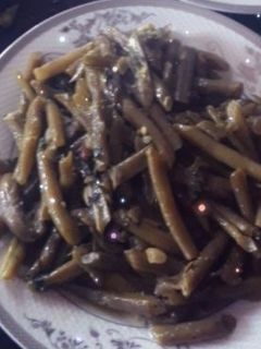 صورة لوصفة لوبيا خضراء صوطي