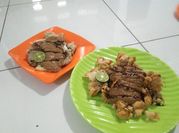 Gambar siomay daging goreng