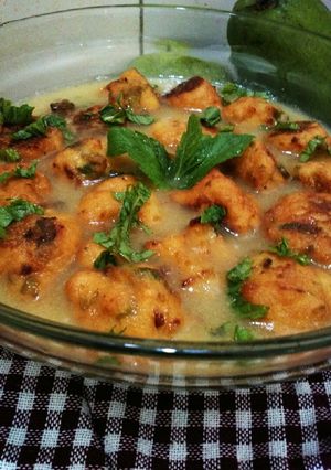 A picture of Chatpatta Mango Paani Pakodi.
