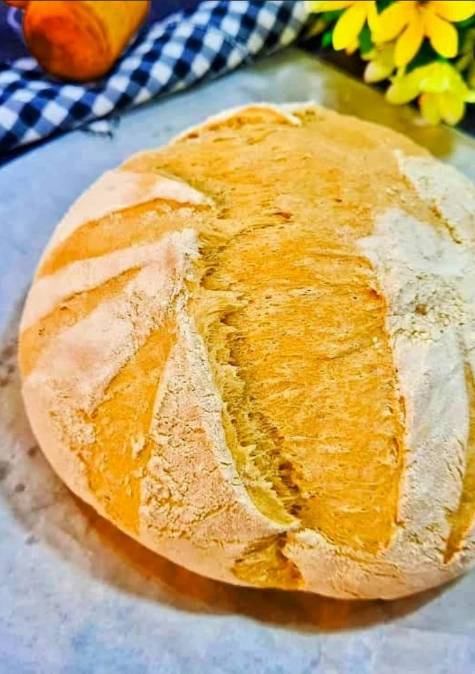 A picture of Rustic Italian Crusty Bread.