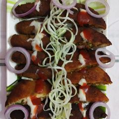 A picture of Bread potato cheese cutlet.