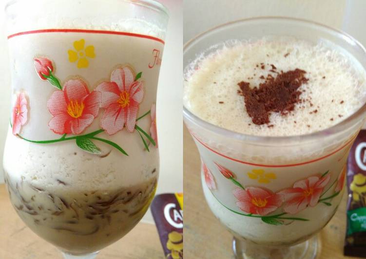 Langkah Mudah untuk Membuat Cappucino Cincau a.k.a CapCin #BikinRamadanBerkesan Jadi, Menggugah Selera