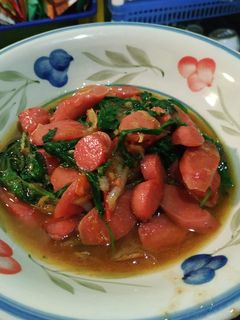 Foto resep Tumis kangkung mix sosis