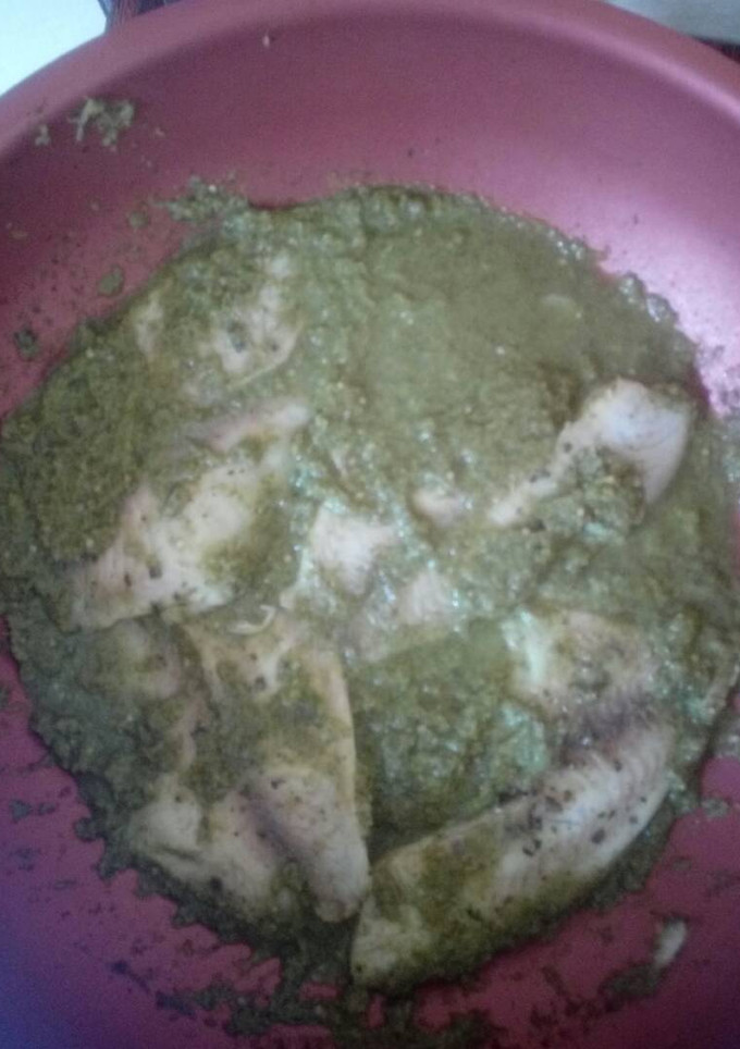 Una foto de Filete de pescado al cilantro