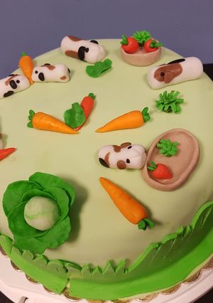 Tengerimalacos, mascarpones Szivárvány torta recept fotója