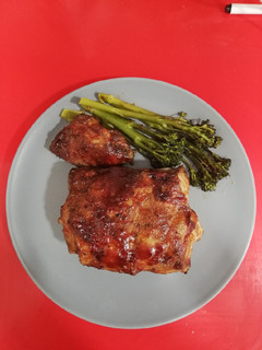 Una foto de Costillas bbq