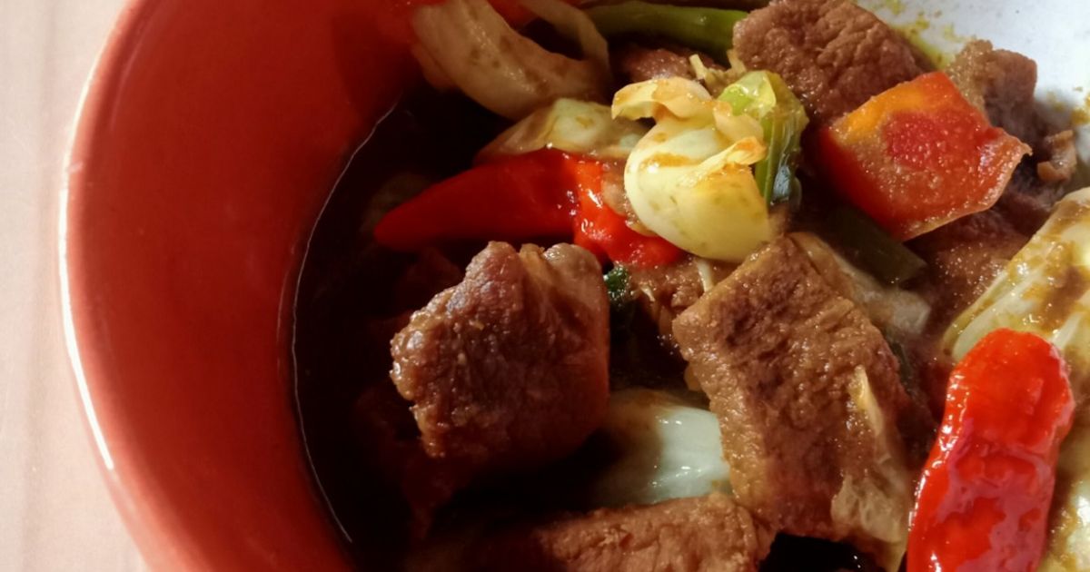 Tongseng kambing tanpa santan