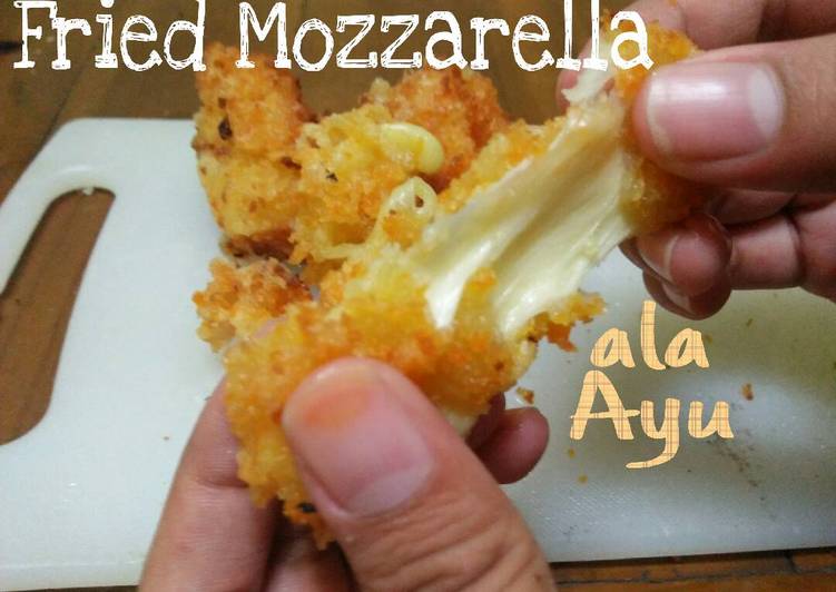 Resep Fried Mozarella keju goreng  ala ayu oleh Dyah Ayu 