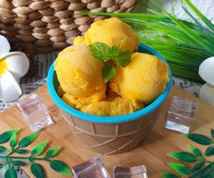 Masakan Unik Ice Cream Mangga Nangka Lezat Mantap