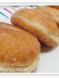 Berlinas rellenas de crema o Krapfen de Carnaval