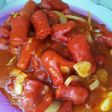 Sosis goreng asam manis