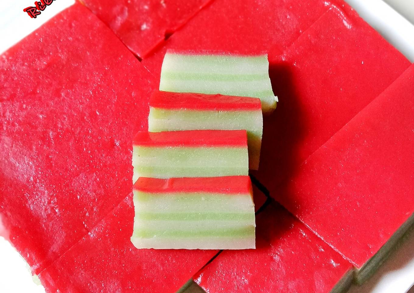 Bagaimana Membuat Kue Lapis Santan, Lezat Sekali