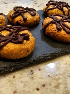 Una foto de Galletas de pistachos y chocolate