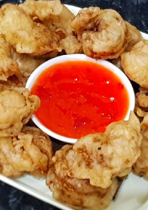 A picture of Prawns tempura.