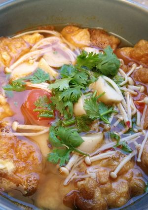 รูปของ ต้มยำไข่เจียว(มังสวิรัติ)​