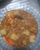 Guisito de lentejas con arroz