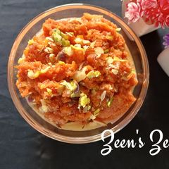 Pressure Cooker Carrot Halwa A picture of Pressure Cooker Carrot Halwa.
