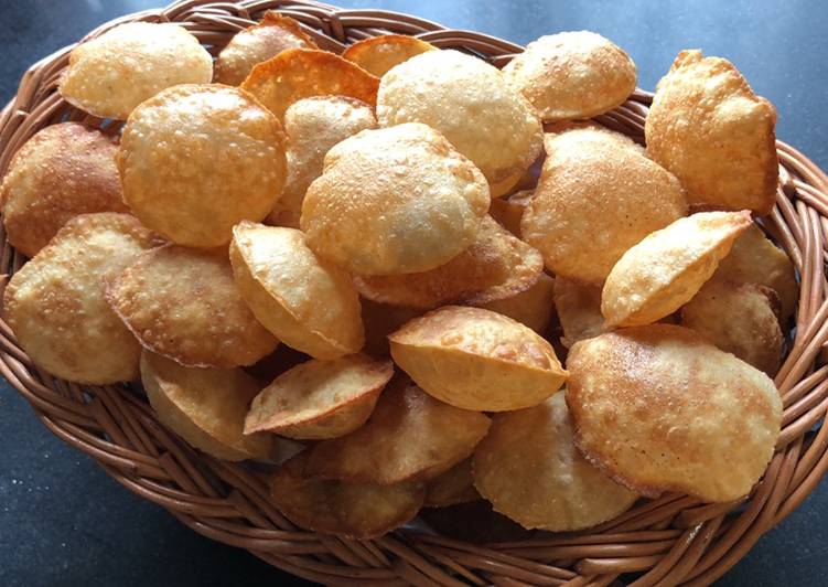 Recipe of Perfect Puri for panipuri