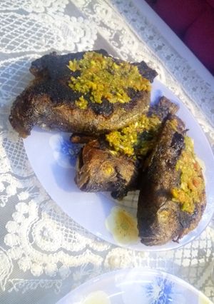 صورة لوصفة سمك مشوي