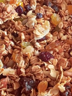 Una foto de Granola casera con frutos secos