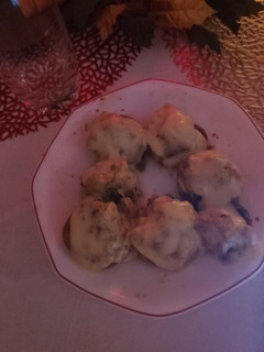 Una foto de Champiñones rellenos