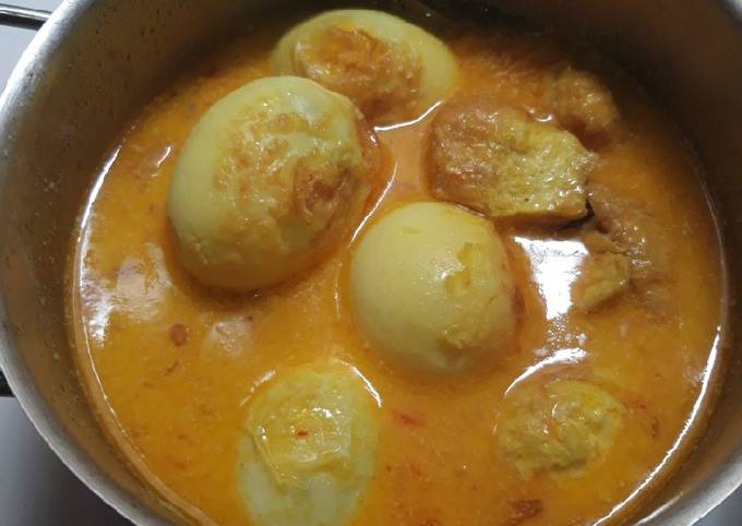 Opor telur tahu