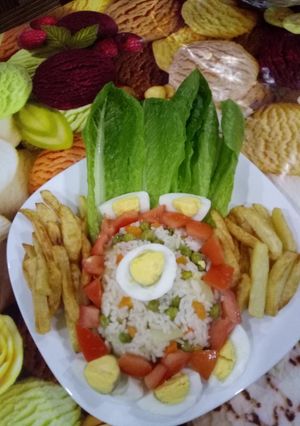 صورة لوصفة سلطة الرز