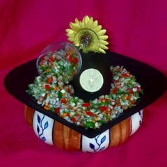 A picture of Chilled Boiled Peanuts Vegetables Salad.