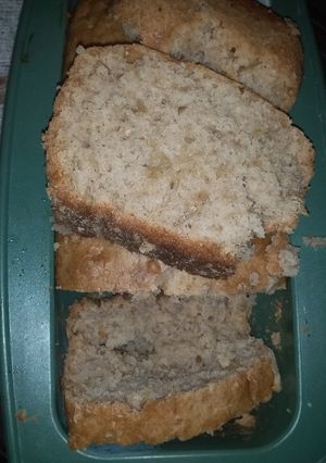 Una foto de Budín de manzana y canela
