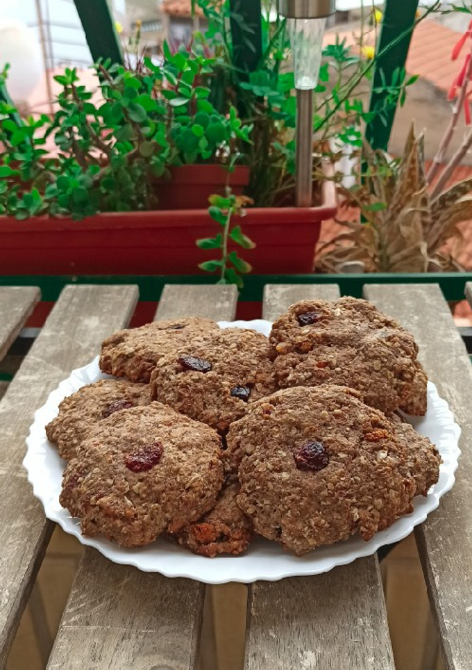 Una foto de Galletas de avena con frutos rojos sin azúcar