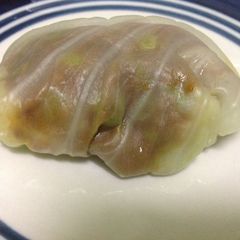 Baked Cabbage Rolls in White Sauce A picture of Baked Cabbage Rolls in White Sauce.