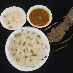 A picture of Rajma Rice.
