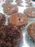 Brownies in cup