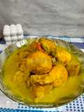 Tahu telur Kuah kuning