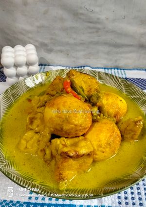 Foto resep Tahu telur Kuah kuning