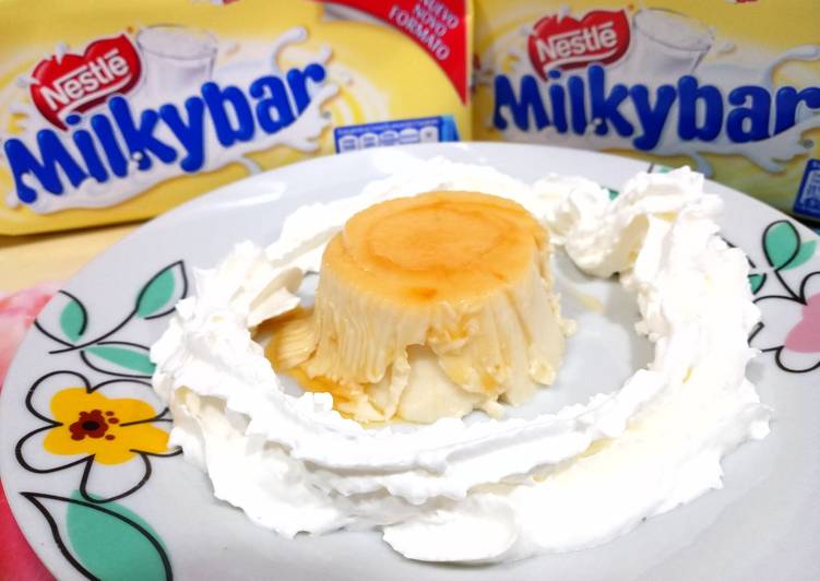 Flan de milkybar
