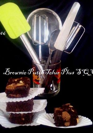 Foto resep Brownie Putih Telur Plus SQ Chunky