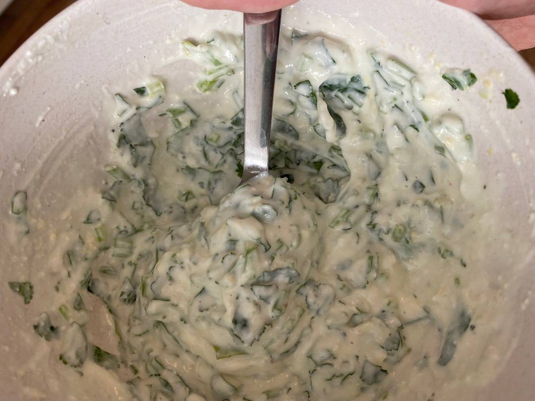 Raita (hamburger szósznak) recept recept fotó